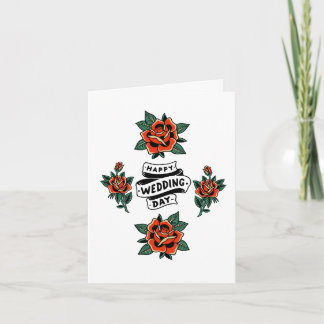 Glücklicher Hochzeitstag Karte