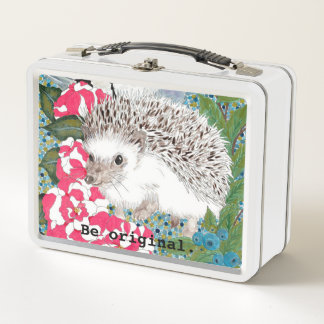 Glücklicher hohler Igel Metall Brotdose