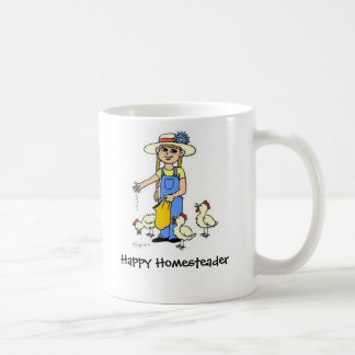 Glücklicher Homesteader Kaffeetasse