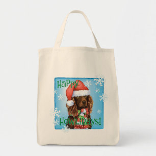 Glücklicher Howliday Boykin Spaniel Tragetasche