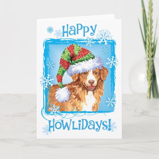 Glücklicher Howliday Toller Feiertagskarte (Vorderseite)