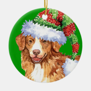 Glücklicher Howliday Toller Keramikornament