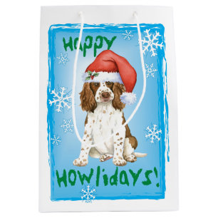 Glücklicher Howlidays englischer SpringerSpaniel Mittlere Geschenktüte
