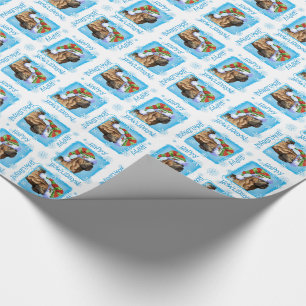 Glücklicher Howlidays Stock Corso Geschenkpapier
