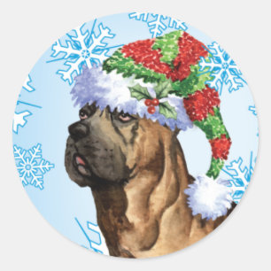 Glücklicher Howlidays Stock Corso Runder Aufkleber