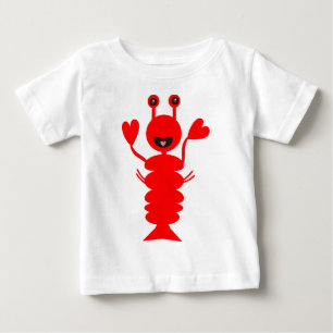 Glücklicher Hummer Baby T-shirt