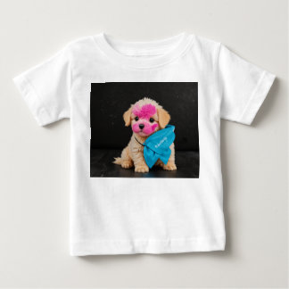 glücklicher Hund Baby T-shirt