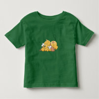 Glücklicher Hund mit Knochen-T-Shirts und