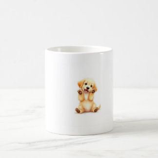 Glücklicher Hundekaffee Glückseligkeit Kaffeetasse