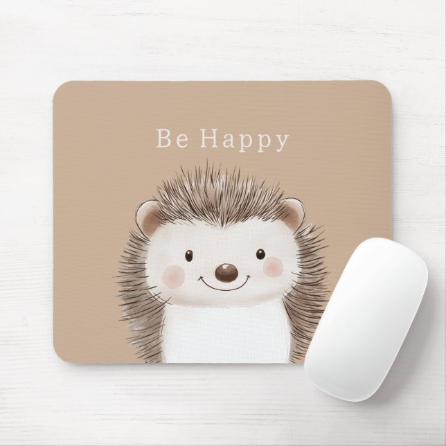 Glücklicher Igel Mousepad (Mit Mouse)