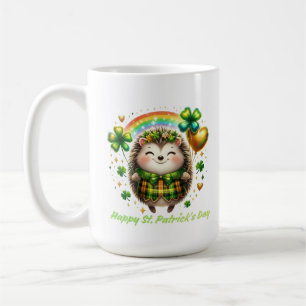 Glücklicher Igel Regenbogen Freude Kaffeetasse