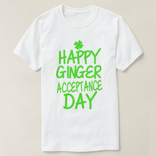 Glücklicher Ingwer-Annahme-Tag T-Shirt