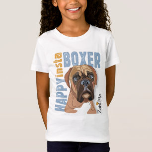 Glücklicher Insta-Boxer - Zani Mo Hund T-Shirt