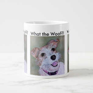 GLÜCKLICHER JACK RUSSELL Jumbo-Tasse