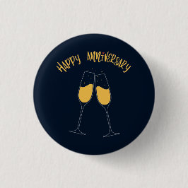 glücklicher Jahrestag Button