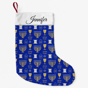 Glücklicher jüdischer Feiertag Chanukkas Kleiner Weihnachtsstrumpf