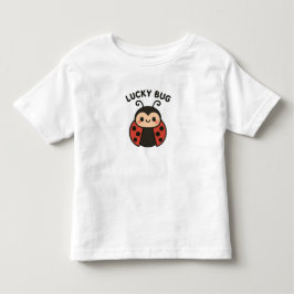 Glücklicher Käfer Marienkäfer – Süßes Mädchen T-Sh Kleinkind T-shirt