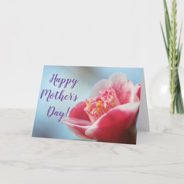 Glücklicher Karten-mit Blumenfreier Raum der Karte (Vorderseite)