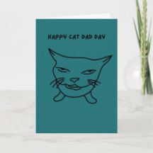 Glücklicher Katzen-Vatertag