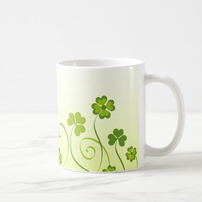 Glücklicher Klee - Tasse (Rechts)