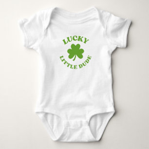 Glücklicher kleiner Kerl St. Patrick's Day Baby Strampler