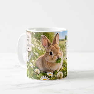 Glücklicher Kleiner Lebenshase Becher Kaffeetasse