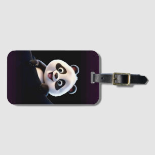 Glücklicher kleiner Panda Gepäckanhänger
