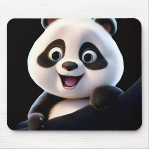 Glücklicher kleiner Panda Mousepad