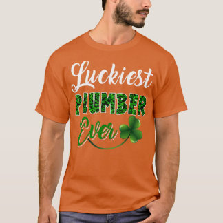 Glücklicher Klempner je T-Shirt