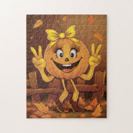 Glücklicher Kürbis.