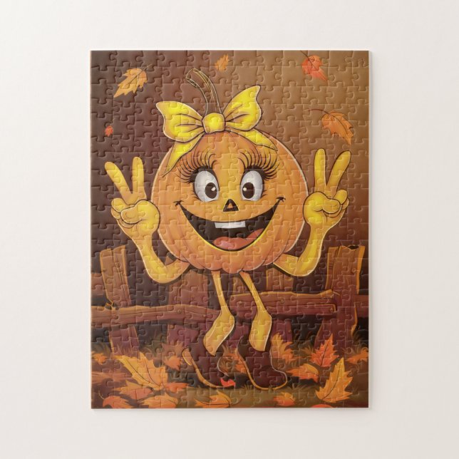 Glücklicher Kürbis. (Vertikal)