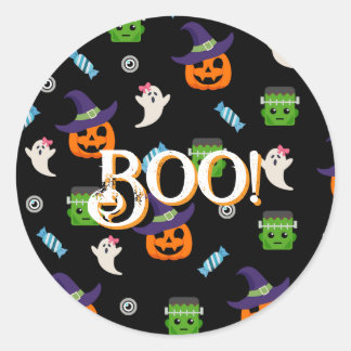 GLÜCKLICHER KÜRBIS HALLOWEEN AUFKLEBER