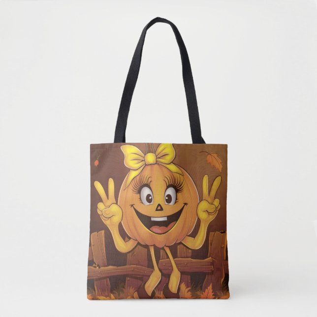 Glücklicher Kürbis. Tasche (Vorderseite)