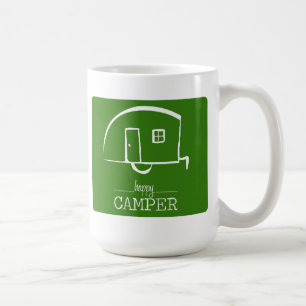 Glücklicher Lagerbewohner-Kaffee-Tasse Kaffeetasse