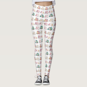 Glücklicher Lagerbewohner-Leggings Leggings