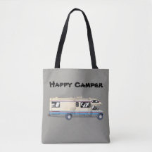 Glücklicher Lagerbewohner-Taschen-Tasche