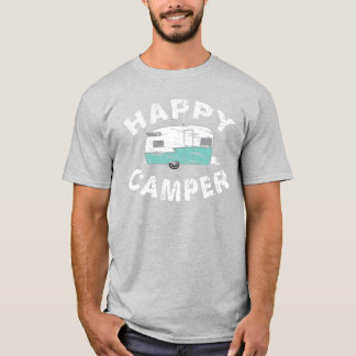 Glücklicher Lagerbewohner Vintager Shasta T-Shirt