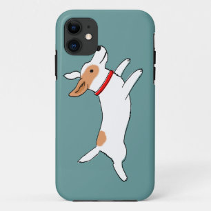 Glücklicher laufender Jack-Russell-Terrier - iPhone 11 Hülle