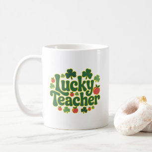 Glücklicher Lehrer Lustiges Klassenzimmer St. Patr Kaffeetasse
