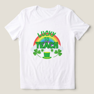 Glücklicher Lehrer – St. Patrick’s Day Lehrer T-Sh Tri-Blend Shirt