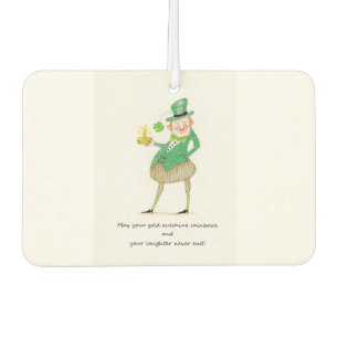 Glücklicher Leprechaun Autolufterfrischer
