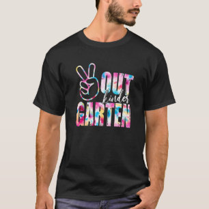Glücklicher letzter Tag der Gefärbte Krawatte der T-Shirt