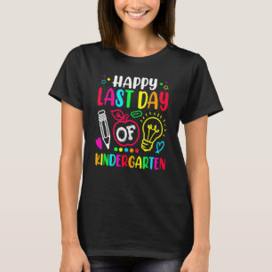 Glücklicher letzter Tag des Kindergartenlehrers St T-Shirt