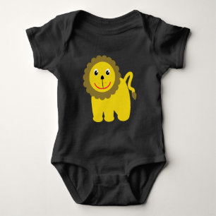 Glücklicher Löwe Baby Strampler