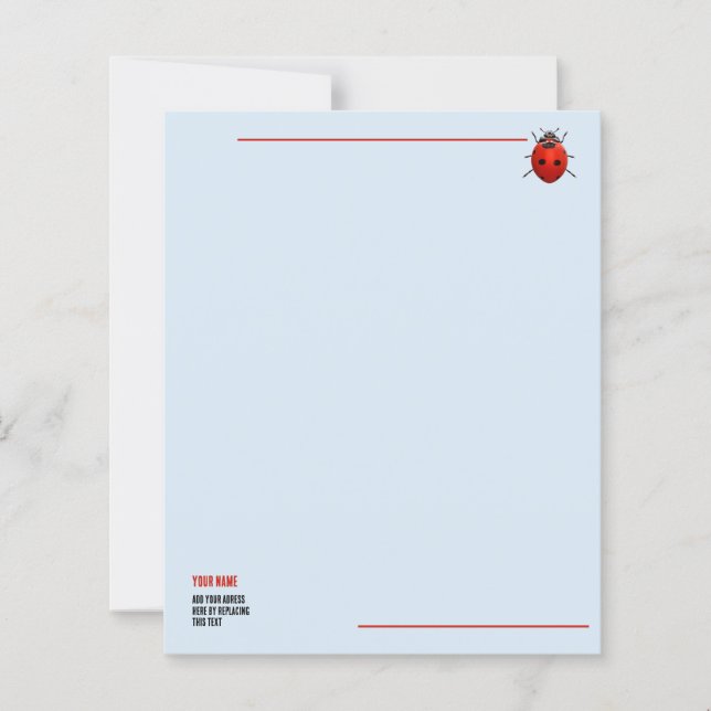 Glücklicher Marienkäfer (Vorderseite)