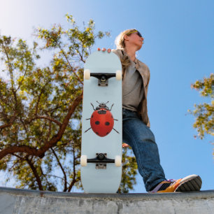 Glücklicher Marienkäfer Skateboard