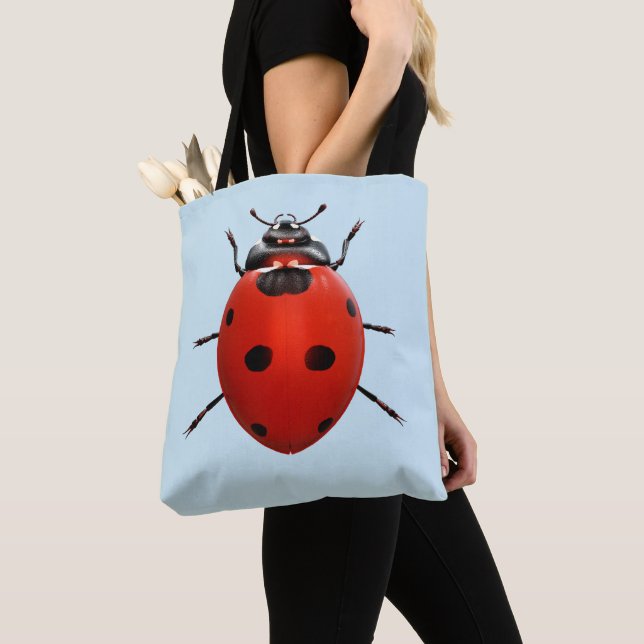 Glücklicher Marienkäfer Tasche (Von Nahem)