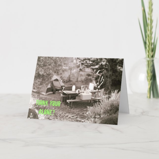 Glücklicher Mensch Karte (Vorderseite)