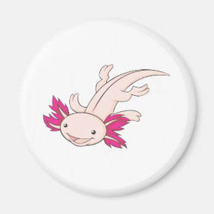 Glücklicher mexikanischer Axolotl Magnet