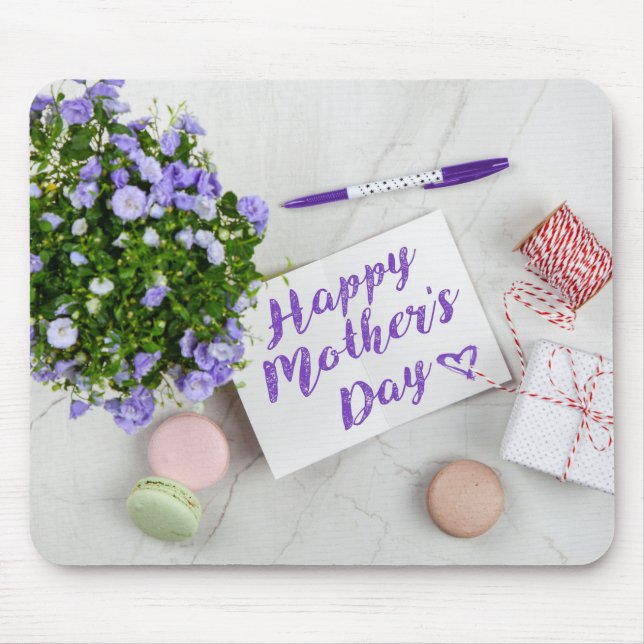 GLÜCKLICHER MUTTER-TAG MOUSEPAD (Vorne)
